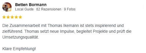 Google Bewertung – Betten Bormann